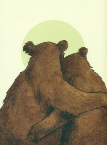 Oso y Osa mirando el horizonte