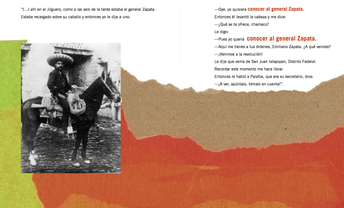 Páginas interiopres y diálogo